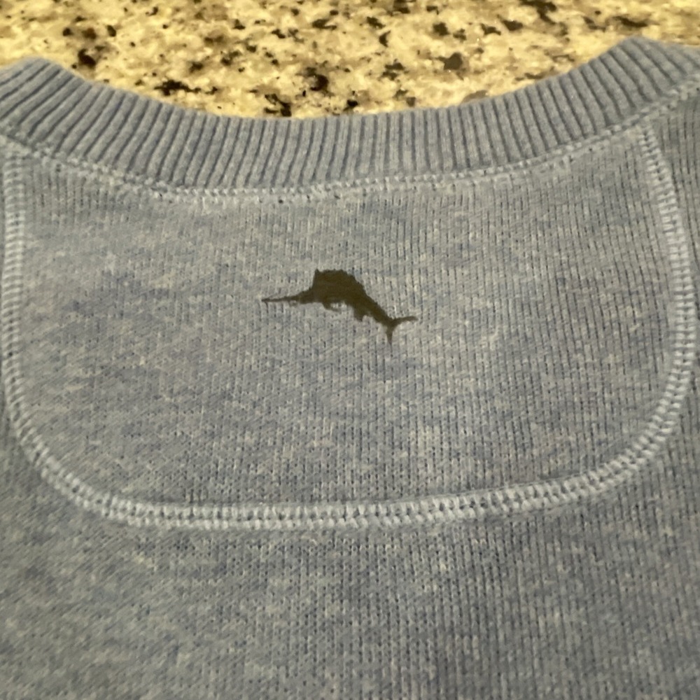 Tommy Bahama Sweater‎ Mens XL Long Sleeve Pullover Blue #633 - Picture 10 of 10
